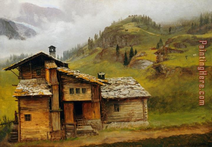 Albert Bierstadt Mountain House